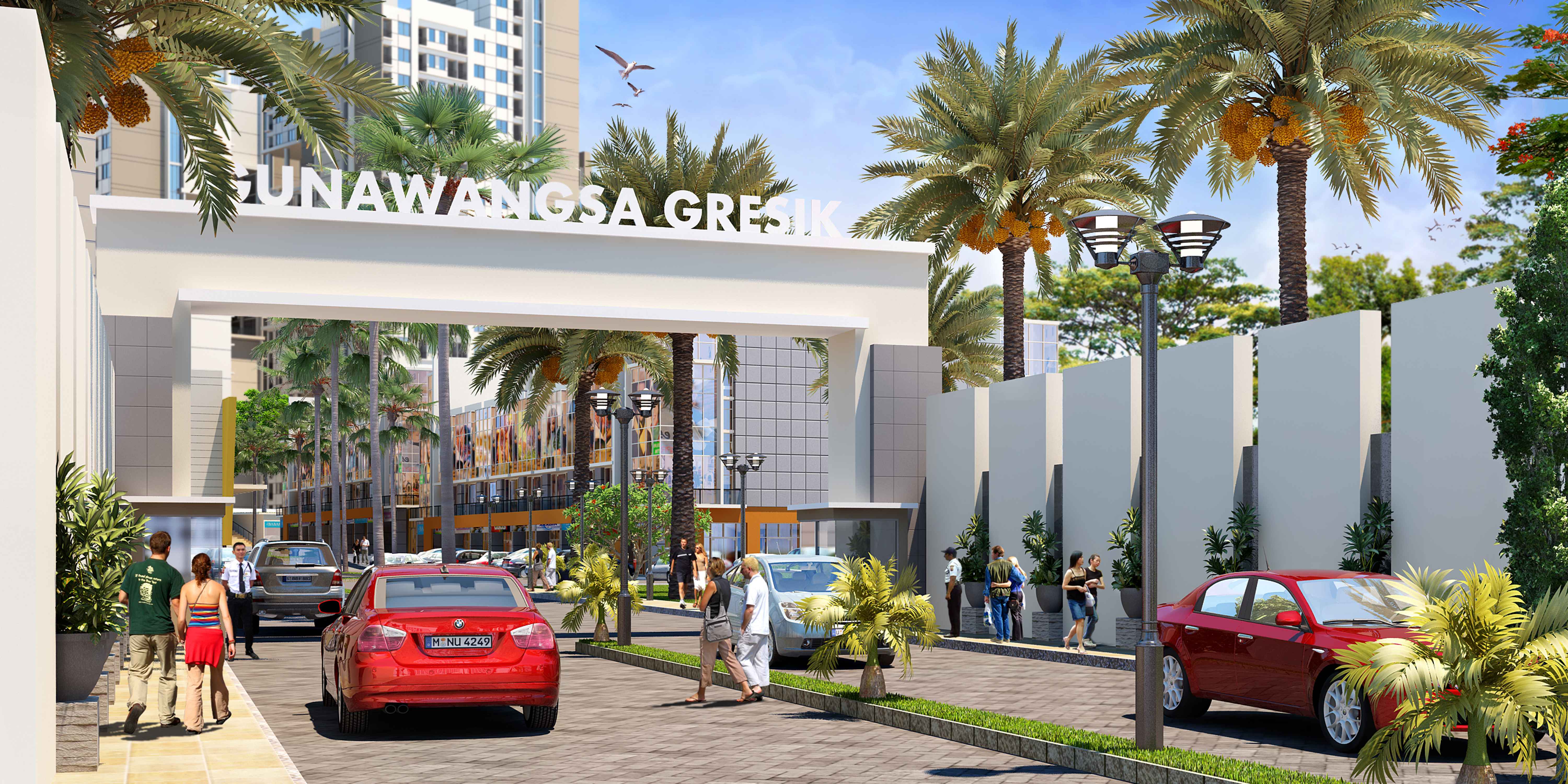 Supermarket & City Walk