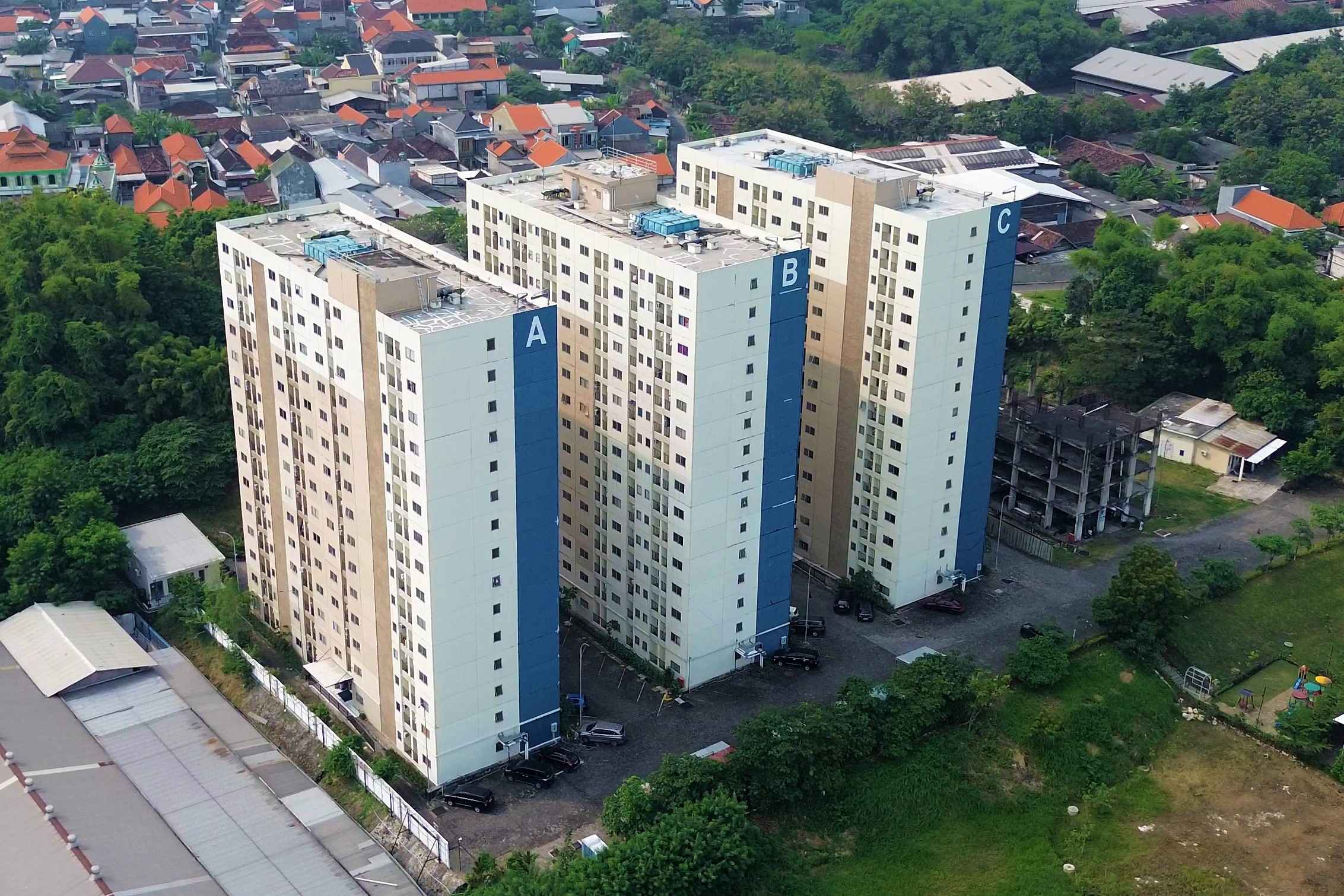 Aerial View Gunawangsa Gresik Superblock