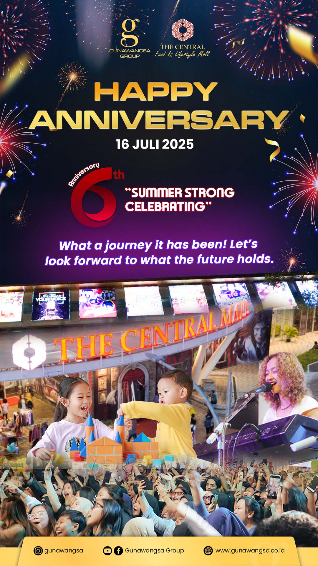 CELEBRATE THE CENTRAL MALL'S 6TH ANNIVERSARY
